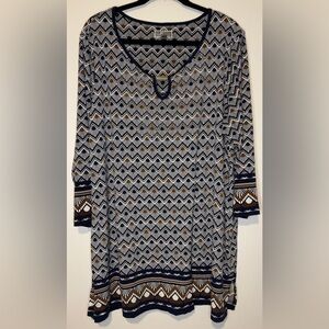 JM Collection Women’s 3/4 Sleeve Top 25 52125